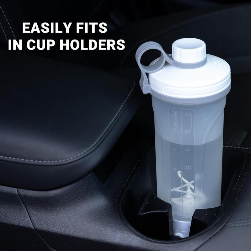 Portable Blender 22Oz USB Rechargeable Blender for Protein Shakes Pre Workout Greens Coffee Pancake Mix Cocktail One-Key Stirring Intelligent 30-Second Automatic System Powerful High-Speed Vortex Easy to Clean Quiet Mixing Leak-Proof Sealing
