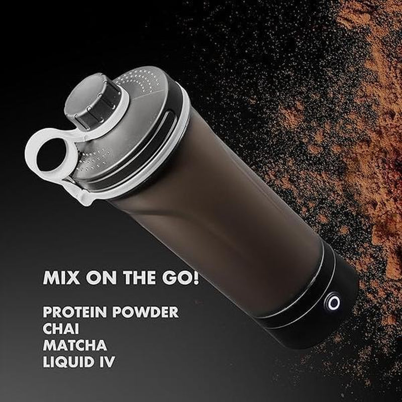 Portable Blender 22Oz USB Rechargeable Blender for Protein Shakes Pre Workout Greens Coffee Pancake Mix Cocktail One-Key Stirring Intelligent 30-Second Automatic System Powerful High-Speed Vortex Easy to Clean Quiet Mixing Leak-Proof Sealing
